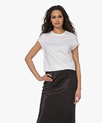 Joseph Katoenen  T-shirt met Korte Mouwen - Wit