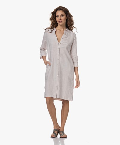 Belluna Palms Linen Shirt Dress - Kit