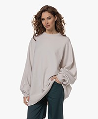 extreme cashmere N°246 Juna Oversized Sweater - Chalk