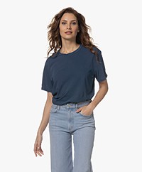 James Perse Relaxed Fit Katoenen T-shirt - Teal