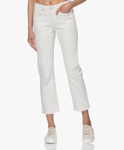 MKT Studio The Sophia New Drill Cropped Jeans - Chalk