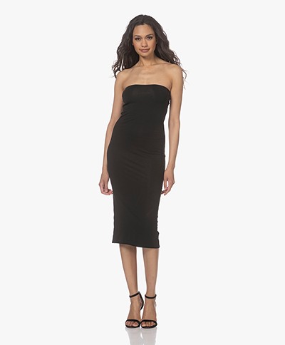Skin Hestia Strapless Double-layered Jersey Dress - Black
