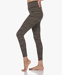 Ragdoll LA Luipaard Print Legging - Army Green Zebra