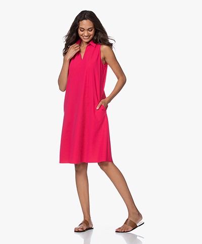 JapanTKY Lyame Sleeveless Travel Jersey Dress - Barry Pink