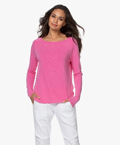 American Vintage Sonoma Slub Sweatshirt - Vintage Roze