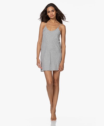 slip dress grey