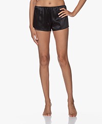 By Dariia Day Mulberry Zijden Short - Midnight Black