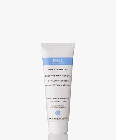 REN Clean Skincare Rosa Centifolia Cleanse And Reveal Hot Cloth Cleanser
