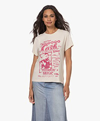 Daydreamer Johnny Cash Outlaw Music Tour Print T-shirt - Zand 