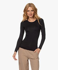 HANRO Soft Touch Modal Longsleeve - Zwart