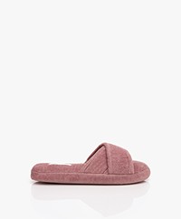 Skin Kyoto Cotton Terry Slipper Sandals - Dusty Orchid