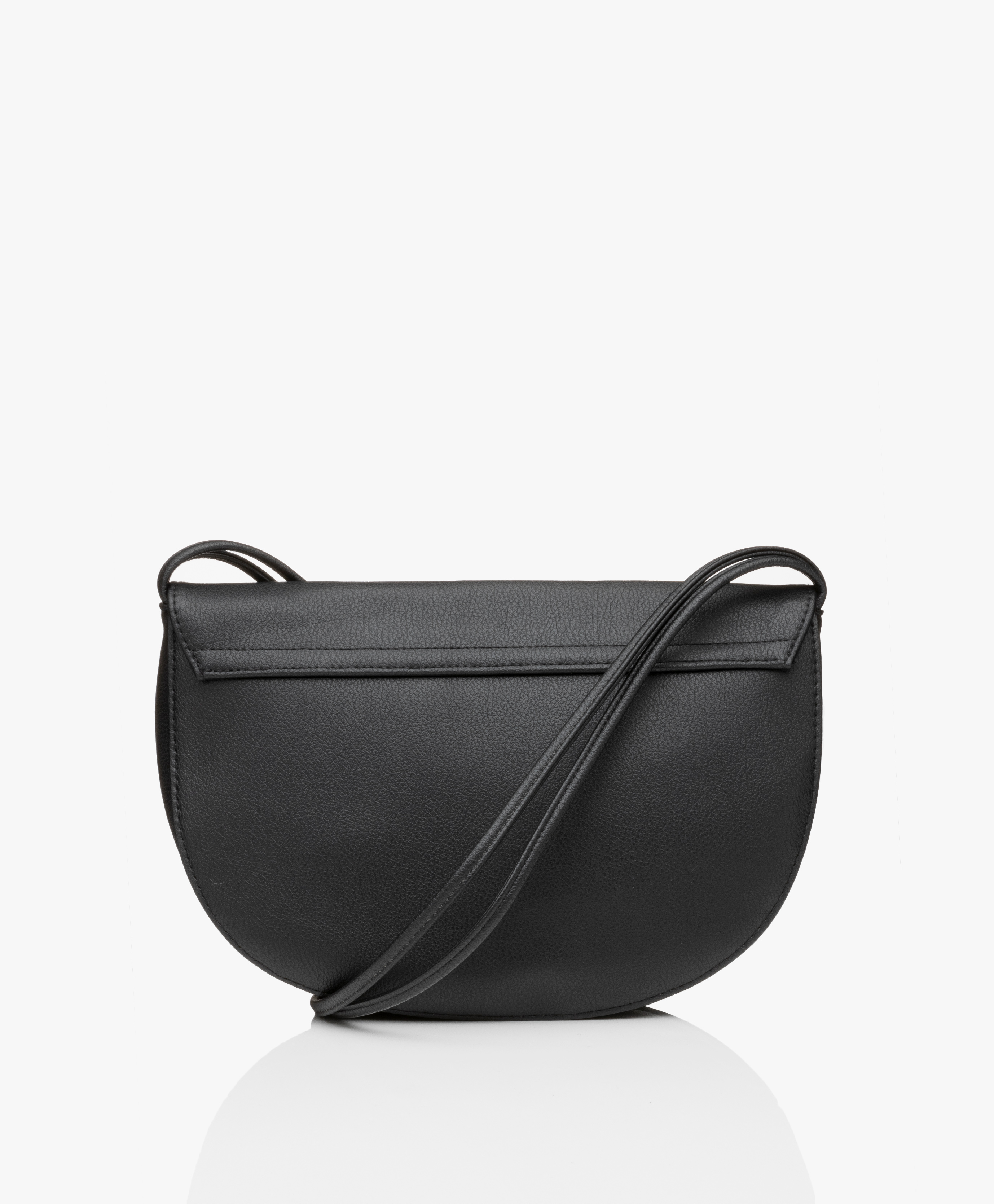 Monk & Anna Soma Half Moon Vegan Cross-Body Bag - Black - soma half moon