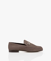 Panara Suede Loafers - Taupe 