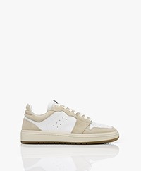 Closed Low-top Leather Sneakers - White
