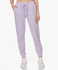Repeat Cotton French Terry Sweatpants - Lilac