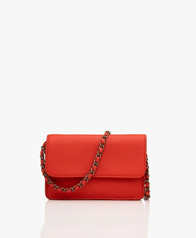 by-bar Loua Leather Cross-body Bag - Poppy Red