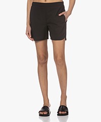 Woman by Earn Tuude Crepe Stretch Shorts - Black