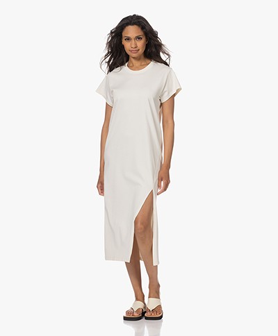 IRO Litonya Jersey T-shirt Dress - Cloudy White