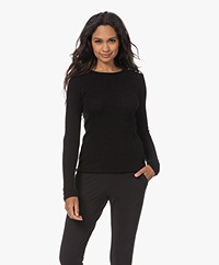 American Vintage Xinow Slim-fit Wool Blend Sweater - Black