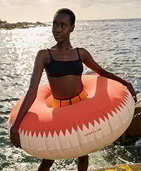PB. Favorites Pool Floats Vintage Swimming Ring - Sun