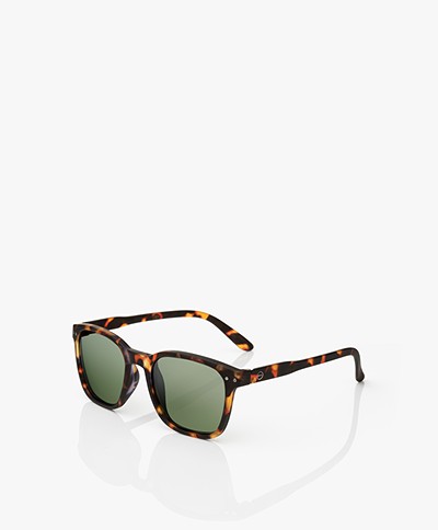 IZIPIZI Sun Nautic Polarized Sunglasses - Tortoise/Green Lenses
