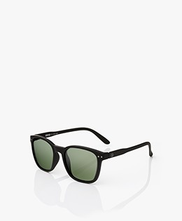 IZIPIZI Journey Sun Nautic Polarized Sunglasses - Black/Green Lenses