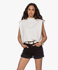 Drykorn Jeyliss Shoulder Padding Top - Off-white