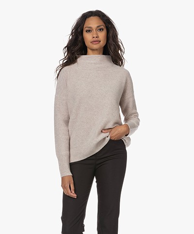 Vince Cashmere Funnel Neck Sweater - Marble