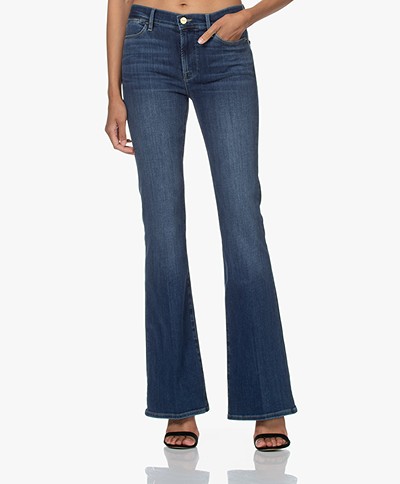 FRAME Le High Flare Stretch Jeans - Lupine