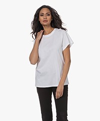 IRO Tabitha Cotton Short Sleeve T-shirt - White 