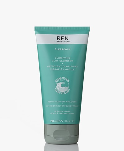 REN Clean Skincare ClearCalm 3 Clarifying Clay Cleanser