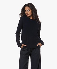 Zadig & Voltaire Cici Patch Cashmere Sweater - Ink