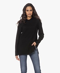 By Malene Birger Alisse Wool and Cashmere Hoodie - Black