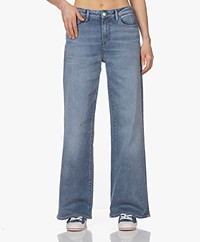Denham Keira Wide Leg Jeans - Mid blue