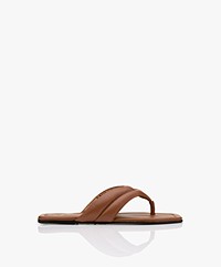 ATP Atelier Vione Nappa Leather Toe Sandals - Brandy