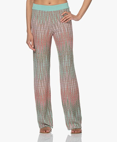 LaSalle Knitted Gradient Pants with Lurex  - Positano