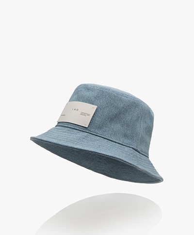 IRO Lolete Katoenen Bucket Hat - Blue Washed