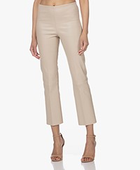 By Malene Birger Florentina Leather Pants - Cement