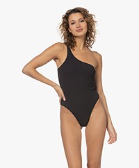 Wolford Asymmetric Bathing Suit - Black