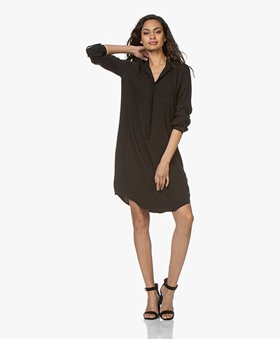 Woman by Earn Ted Shirt Dress - Black