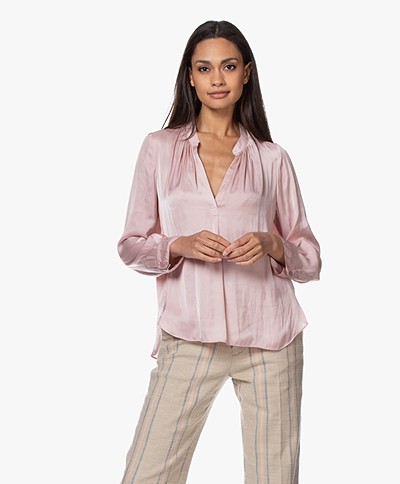 Zadig & Voltaire Tink Japanese Satin Blouse - Crepuscule