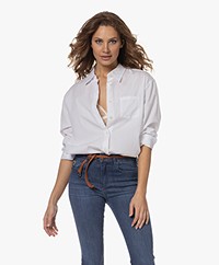 American Vintage Iskorow Poplin Shirt Blouse - White