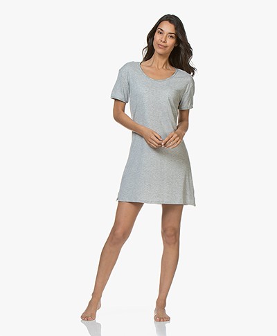 Calvin Klein Jersey Nightshirt - Grey Heather