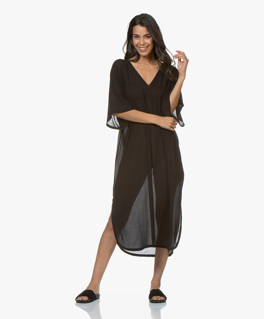 Filippa K Soft Sport Beach Kaftan Black