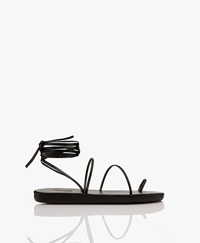 Ancient Greek Sandals Du Nappa Leather Sandals - Black