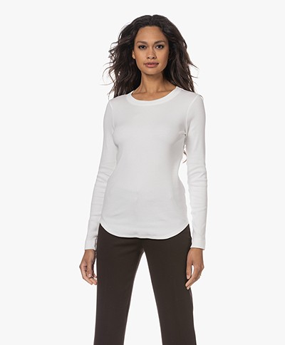 Neeve The Charlie Round Neck Longsleeve - Off-white