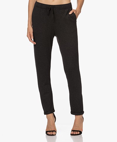 no man's land French Terry Pull-on Pants - Anthracite