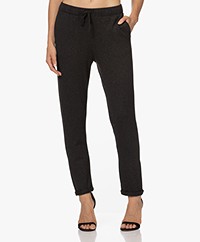 no man's land French Terry Pull-on Broek - Antraciet