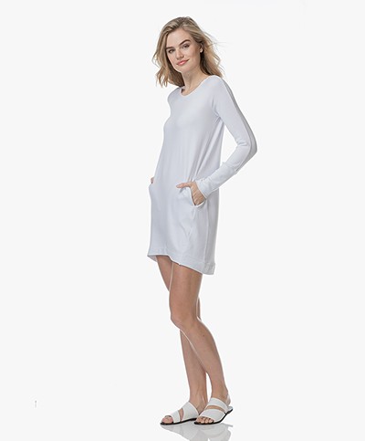 BRAEZ Daisy Jersey Sweater Dress - White 