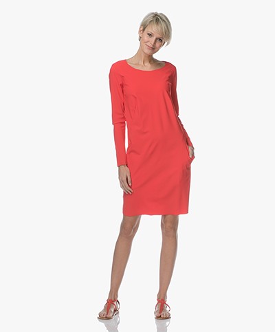 Woman by Earn Cheryl Travel Jersey Dress - Electric Red